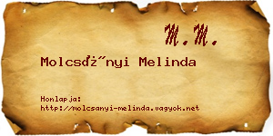 Molcsányi Melinda névjegykártya